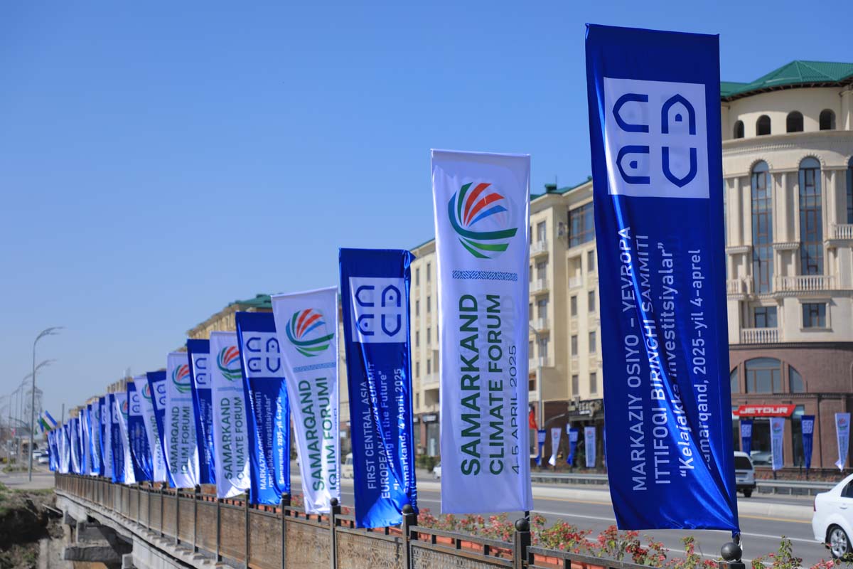 Hormatly Prezidentimiz Samarkant halkara klimat forumyna gatnaşdy
