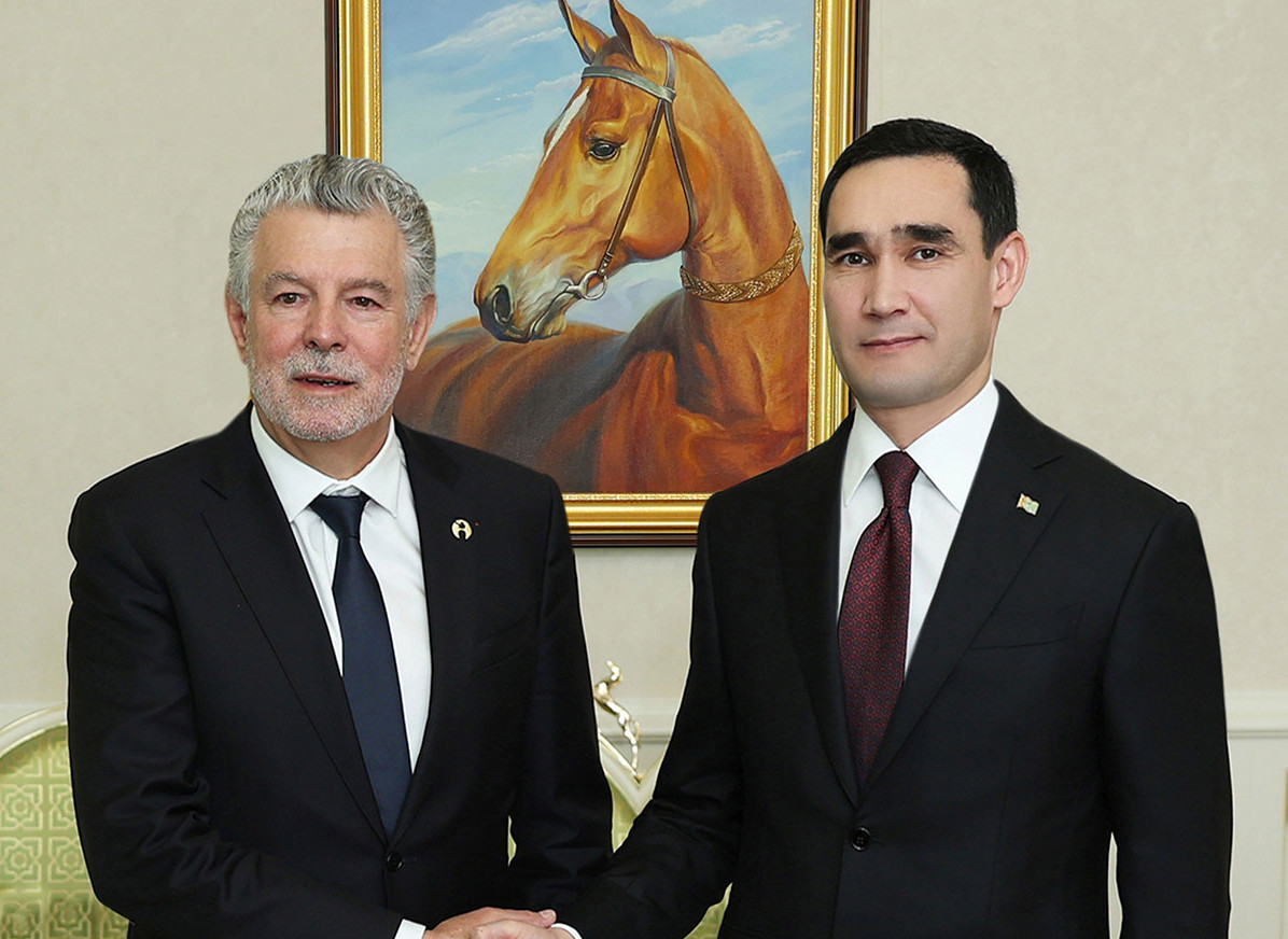 Türkmenistanyň Prezidenti Monako Knýazlygynyň Şazadasynyň geňeşçisini kabul etdi