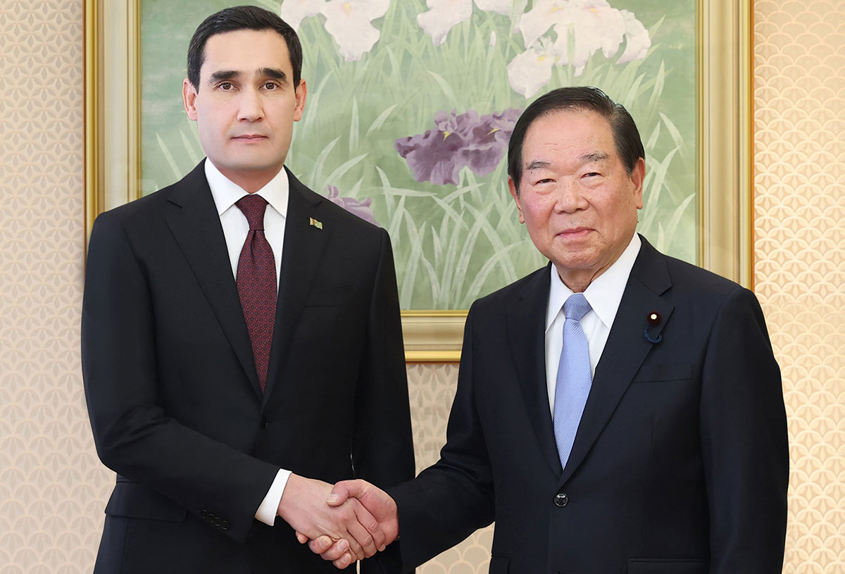 Türkmenistanyň Prezidentiniň Ýaponiýanyň Parlamentiniň Wekiller palatasynyň Başlygy bilen duşuşygy