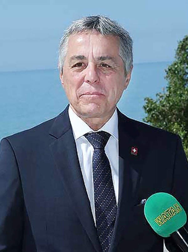 Türkmenistanyň Prezidenti Şweýsariýa Konfederasiýasynyň wise-prezidenti, Daşary işler federal departamentiniň başlygyny kabul etdi